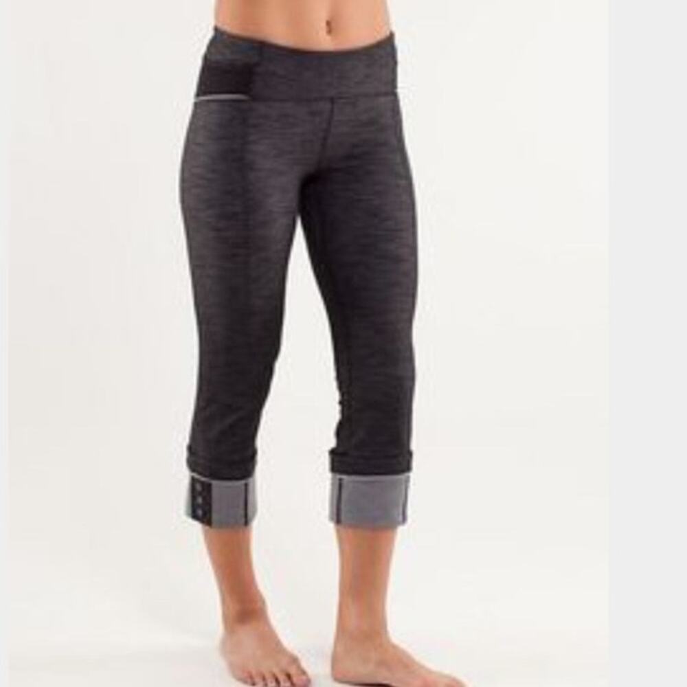 LULULEMON | Ride On Fold‎ Cuff Leggings | 6